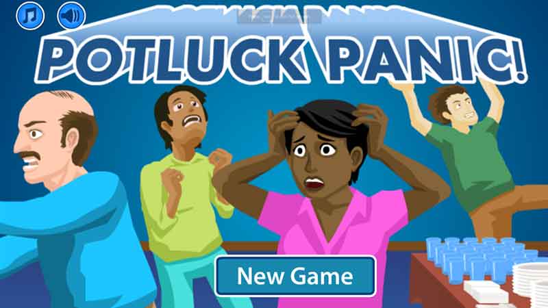 Image of game homescreen for Potluck Panic